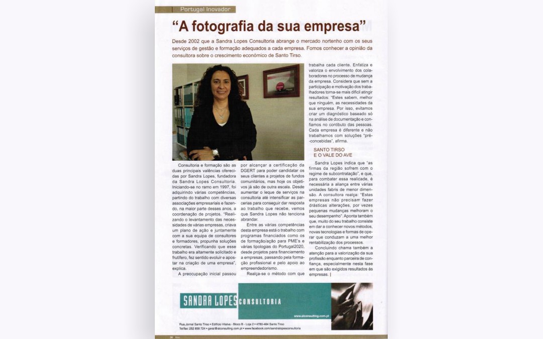 SL Consulting na Revista Portugal Inovador